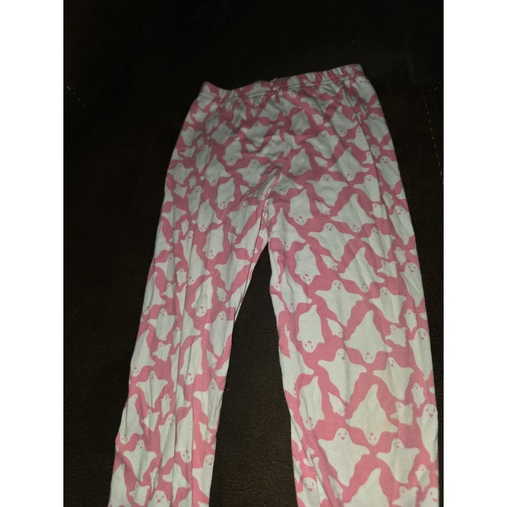 Gymboree fall autumn Halloween pink ghost pajamas gymmies size 4
